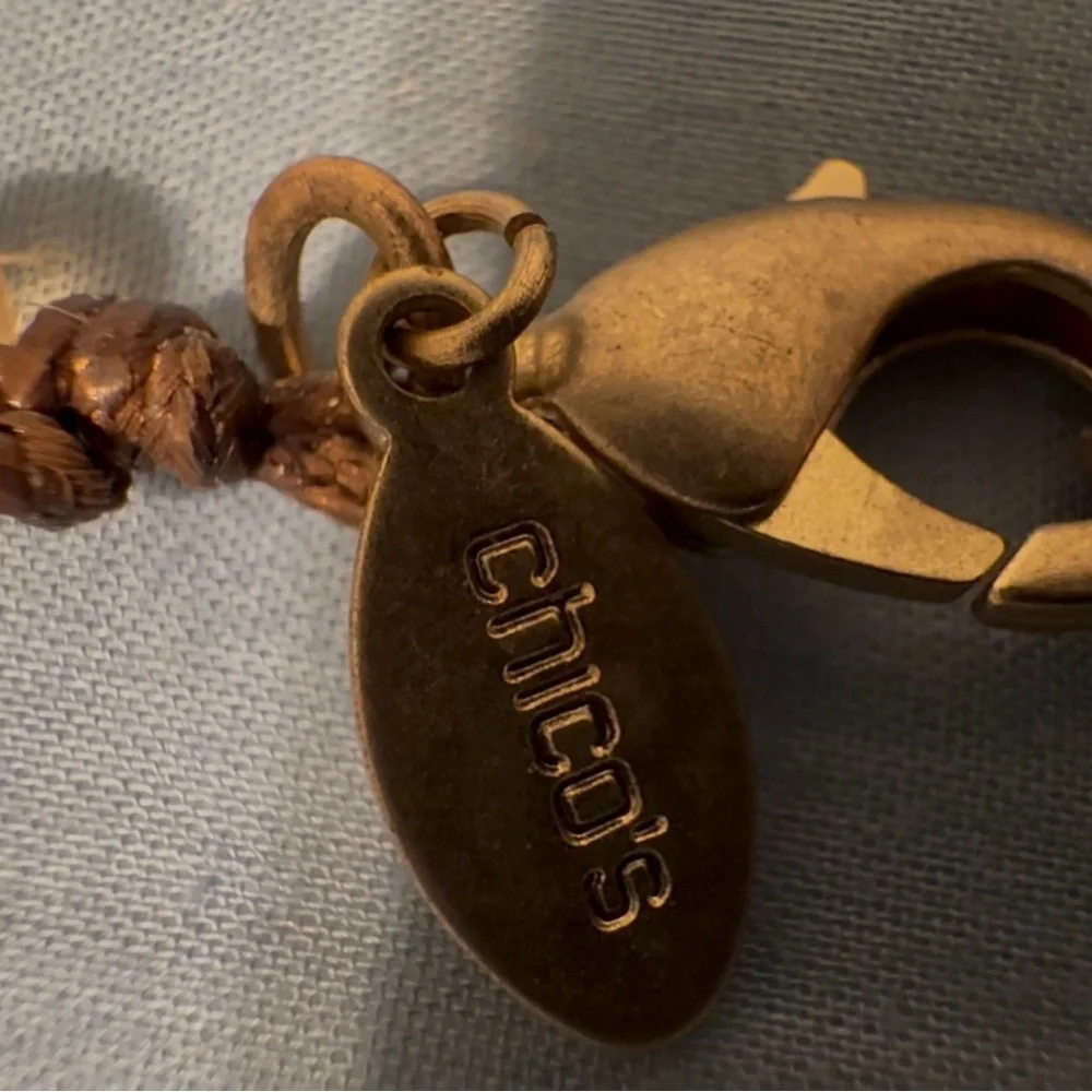 Chico’s beaded stone necklace.  NWOT. - Picture 3 of 9